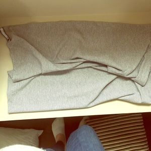 Lululemon Vinyasa Scarf Grey and White Stripe